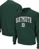 COLOSSEUM Men's Colosseum Green Dartmouth Big Green Arch & Logo Tackle Twill Pullover Sweatshirt  - 1