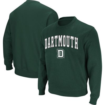 COLOSSEUM Men's Colosseum Green Dartmouth Big Green Arch & Logo Tackle Twill Pullover Sweatshirt 