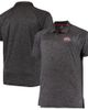 COLOSSEUM Men's Colosseum Heathered Black Ohio State Buckeyes Big & Tall Down Swing Polo - 1