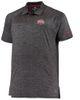 COLOSSEUM Men's Colosseum Heathered Black Ohio State Buckeyes Big & Tall Down Swing Polo - 2