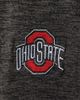 COLOSSEUM Men's Colosseum Heathered Black Ohio State Buckeyes Big & Tall Down Swing Polo - 3