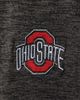 COLOSSEUM Men's Colosseum Heathered Black Ohio State Buckeyes Big & Tall Down Swing Polo - 5