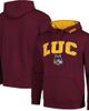 COLOSSEUM Men's Colosseum Maroon Loyola Chicago Ramblers Isle Pullover Hoodie  - 1