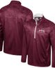 COLOSSEUM Men's Colosseum Maroon Mississippi State Bulldogs The Machine Half-Zip Jacket  - 1