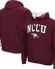 COLOSSEUM Men's Colosseum Maroon North Carolina Central Eagles Arch & Logo 3.0 Pullover Hoodie  - 1