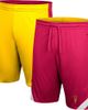 COLOSSEUM Men's Colosseum Maroon/Gold Arizona State Sun Devils Am I Wrong Reversible Shorts  - 1