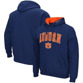 COLOSSEUM Men's Colosseum Navy Auburn Tigers Arch & Logo 3.0 Pullover Hoodie 