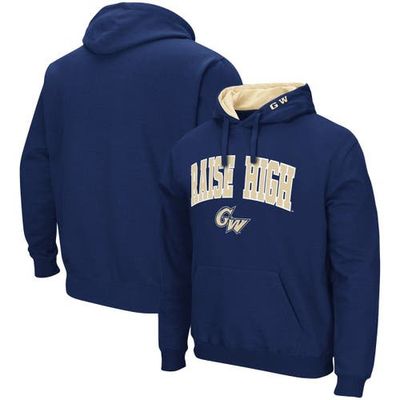 COLOSSEUM Men's Colosseum Navy George Washington University Arch and Logo Pullover Hoodie 