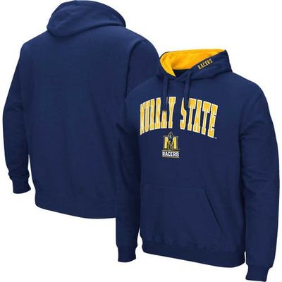 COLOSSEUM Men's Colosseum Navy Murray St. Racers Arch & Logo 3.0 Pullover Hoodie 