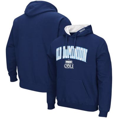 COLOSSEUM Men's Colosseum Navy Old Dominion Monarchs Arch and Logo Pullover Hoodie 