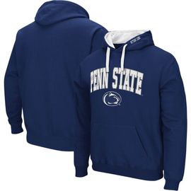 COLOSSEUM Men's Colosseum Navy Penn State Nittany Lions Big & Tall Arch & Logo 2.0 Pullover Hoodie 