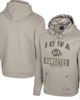 COLOSSEUM Men's Colosseum Oatmeal Iowa Hawkeyes Big & Tall Operation Hat Trick Battalion Hoodie Sweatshirt  - 1