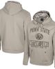 COLOSSEUM Men's Colosseum Oatmeal Penn State Nittany Lions Big & Tall Operation Hat Trick Battalion Hoodie Sweatshirt  - 1