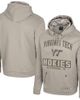 COLOSSEUM Men's Colosseum Oatmeal Virginia Tech Hokies Big & Tall Operation Hat Trick Battalion Hoodie Sweatshirt  - 1
