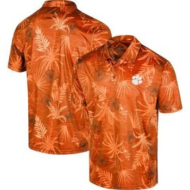 COLOSSEUM Men's Colosseum Orange Clemson Tigers Palms Team Polo 