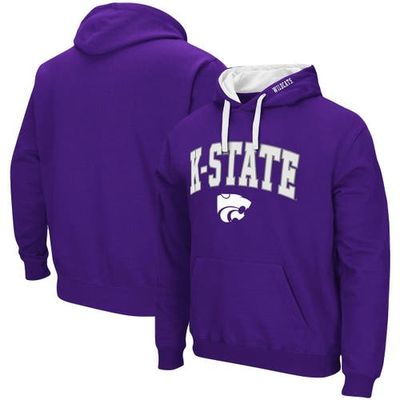 COLOSSEUM Men's Colosseum Purple Kansas State Wildcats Big & Tall Arch & Logo 2.0 Pullover Hoodie 