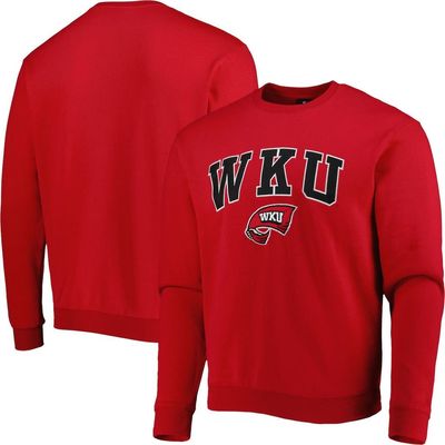 COLOSSEUM Men's Colosseum Red Western Kentucky Hilltoppers Arch Over Logo Pullover Sweatshirt 