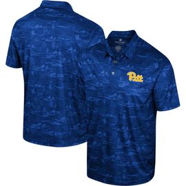 COLOSSEUM Men's Colosseum Royal Pitt Panthers Daly Print Polo 