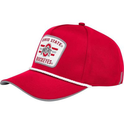 COLOSSEUM Men's Colosseum Scarlet Ohio State Buckeyes Hits the Road Podium Adjustable Hat 