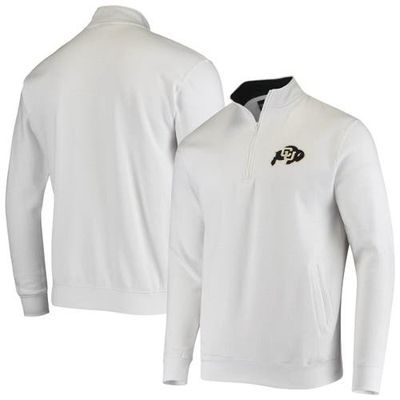 COLOSSEUM Men's Colosseum White Colorado Buffaloes Tortugas Logo Quarter-Zip Jacket 
