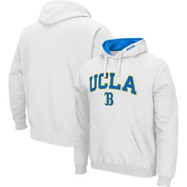 COLOSSEUM Men's Colosseum White UCLA Bruins Arch & Logo 3.0 Pullover Hoodie 