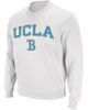 COLOSSEUM Men's Colosseum White UCLA Bruins Arch & Logo Crew Neck Sweatshirt  - 1