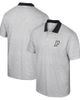 COLOSSEUM Men's Colosseum White/Black Providence Friars Print Stripe Polo  - 1