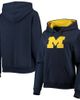 COLOSSEUM Women's Colosseum Navy Michigan Wolverines Big Logo Team Pullover Hoodie  - 1