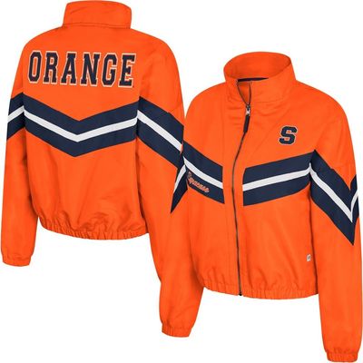 COLOSSEUM Women's Colosseum Orange Syracuse Orange Thin Ice Full-Zip Windbreaker 