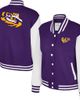 COLOSSEUM Women's Colosseum Purple LSU Tigers French Baguette Full Snap Fleece Jacket  - 1
