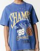 Colourful Rebel Colourful Rebel Champions Acid Wash Loosefit Tee - 1