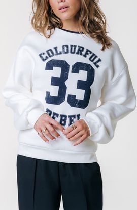 Colourful Rebel Colourful Rebel CR 33 Dropped Shoulder Sweat