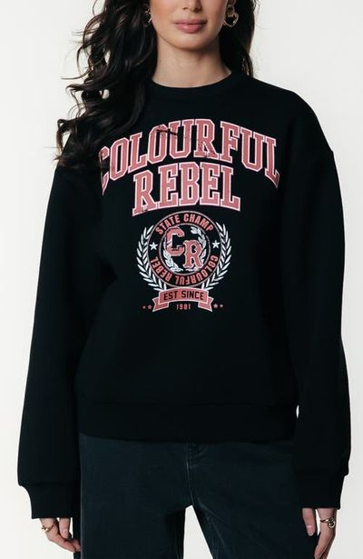 Colourful Rebel Colourful Rebel CR Varsity Relaxed Sweat