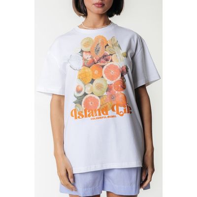 Colourful Rebel Colourful Rebel Island Life Loosefit Tee