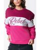 Colourful Rebel Colourful Rebel Logo Colourblock Boxy Sweat - 1