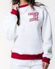 Colourful Rebel Colourful Rebel Logo Contrast Rib Dropped Shoulder Sweat - 1