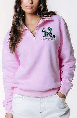 Colourful Rebel Colourful Rebel Logo Embro Zip Sweat