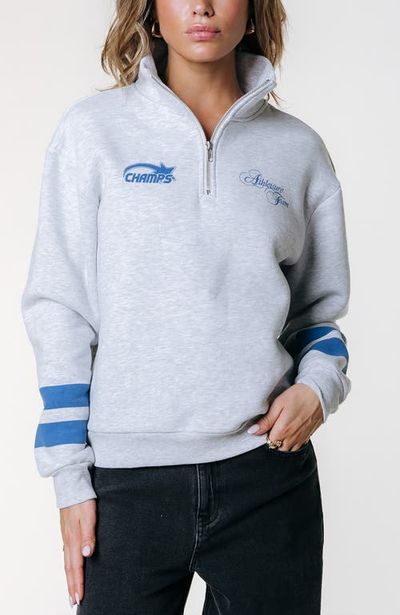 Colourful Rebel Colourful Rebel Logo Stripes Zip Sweat