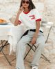 Colourful Rebel Colourful Rebel Logo Wave Ringer Boxy Tee - 4