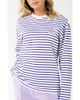 Colourful Rebel Colourful Rebel Logo Wave Stripe Longsleeve Tee - 1