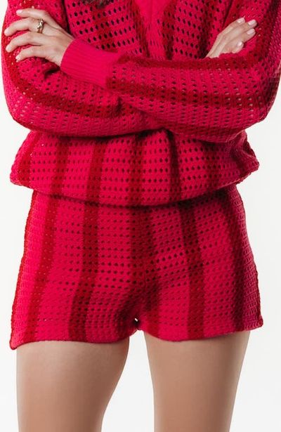 Colourful Rebel Colourful Rebel Nolita Crochet Stripe Short