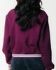Colourful Rebel Colourful Rebel Uni Striped Cuff Zip Sweat - 2