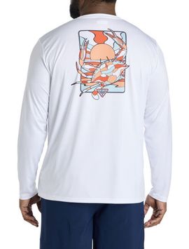 Columbia Columbia Big & Tall Fish Crab Long-Sleeve Graphic Tee