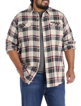 Columbia Columbia Big & Tall Flare Stretch Flannel Sport Shirt