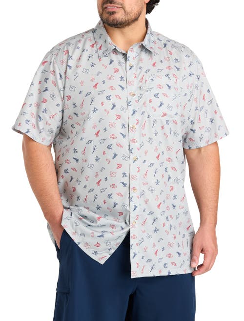 Columbia Columbia Big & Tall PFG Super Slack Tecas Sport Shirt