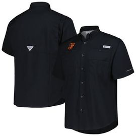 Columbia Men's Columbia Black Baltimore Orioles Tamiami Omni-Shade Button-Down Shirt 