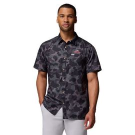Columbia Men's Columbia Black Georgia Bulldogs Super Slack Tide Omni-Wick Button-Up Shirt 