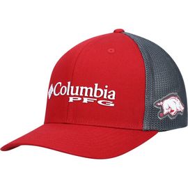 Columbia Men's Columbia Cardinal Arkansas Razorbacks PFG Snapback Adjustable Hat 