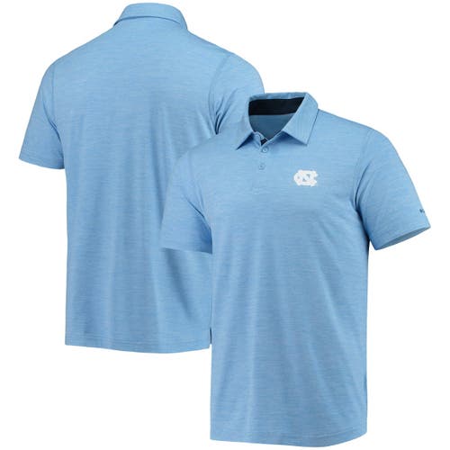 Columbia Men's Columbia Carolina Blue North Carolina Tar Heels Tech Trail Omni-Shade Polo
