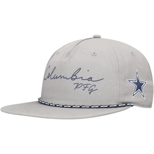 Columbia Men's Columbia Gray Dallas Cowboys PHG Back Tack Adjustable Hat 